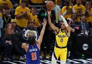 终结or来麦迪逊抢七?ESPN预测G6胜率:步行者59.6% 尼克斯40.4%
