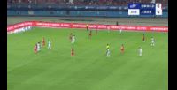 海港1-0领先河南!第31分钟,19岁李新翔破门,莱昂纳多助攻